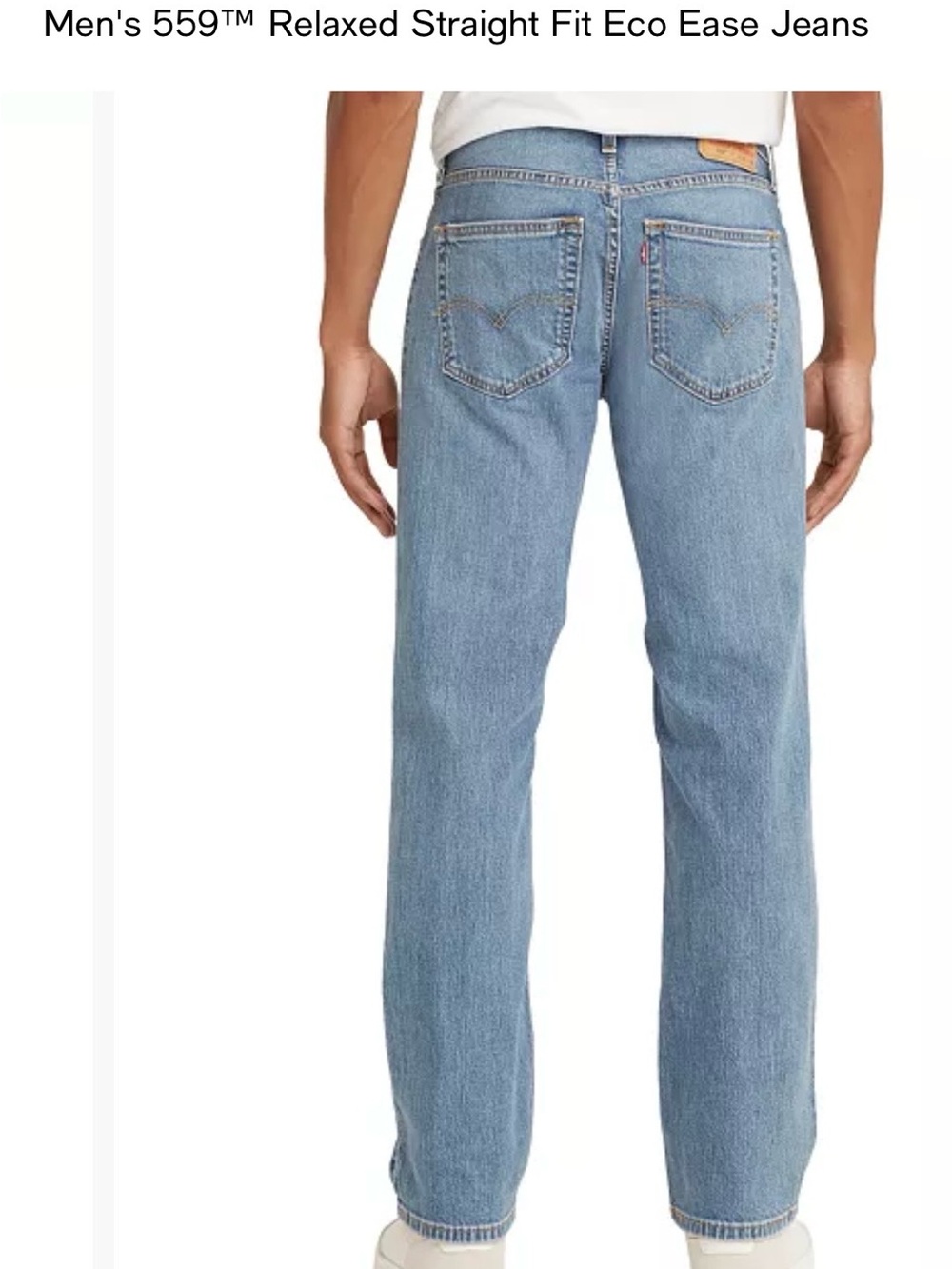 Levi's Men's Relaxed Straight Light Wash Jeans